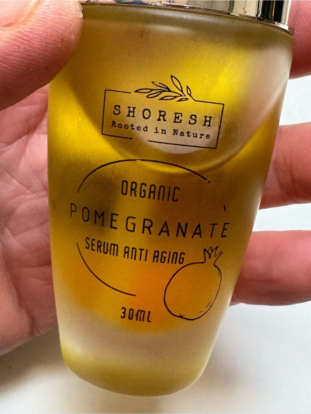 Shoresh Organic Pomegranate Anti-Aging Serum unused from Israel